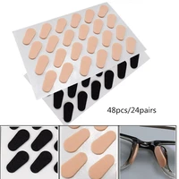 48pcs24pairs glasses accessories not waterproof heighten foam nose sticker anti slip silicone nose pads
