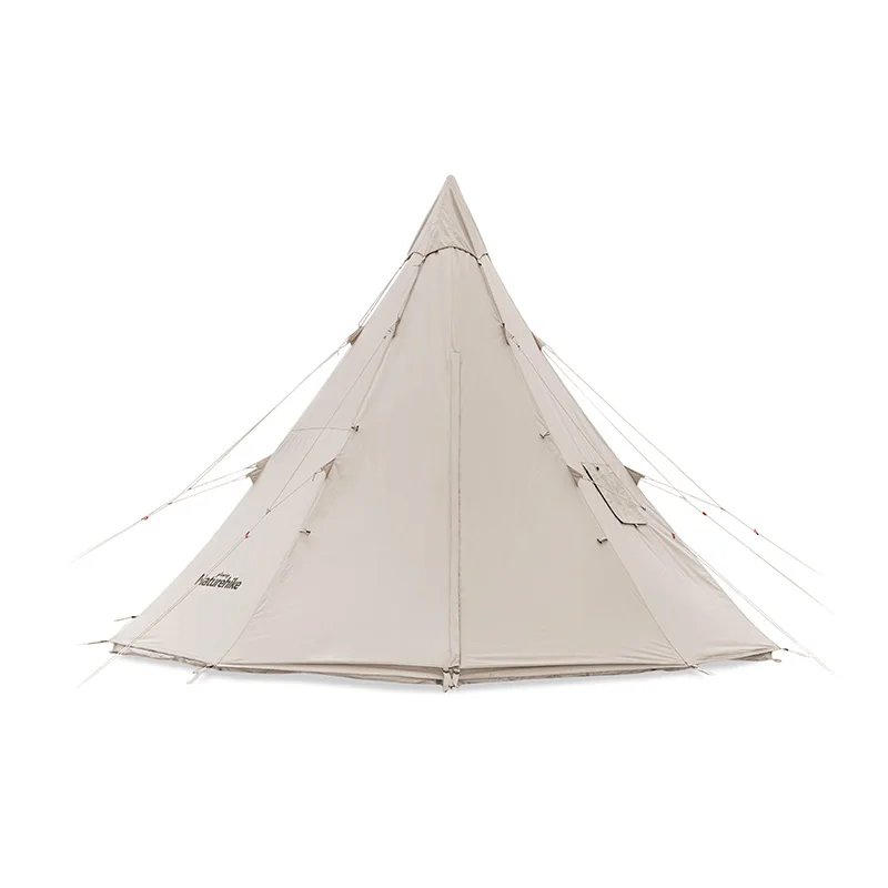 Billig Nokeyuan Pyramide Baumwolle Outdoor-camping-zelt Mit Kamin Multi-person Vier Jahreszeiten Zelt