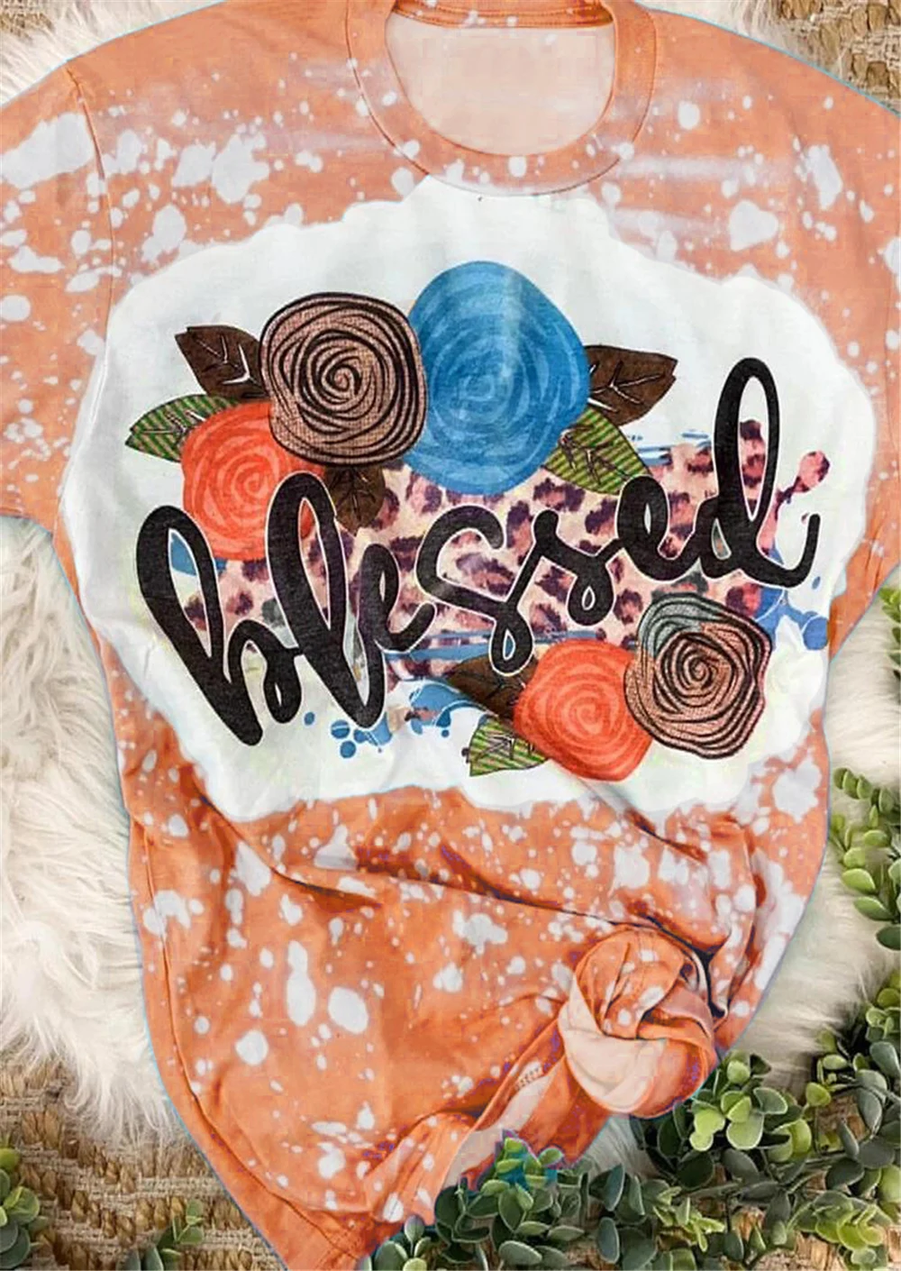 

Tie Dye Print T Shirt Summer Short Sleeve Letter Flowers Tops Tee Shirts Casual Female O Neck tshirt 2021 Women Clohtes Tees