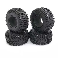 4pcs 125mm 2 2inch rubber wheel tires tyre for 110 rc crawler car axial scx10 90046 rr10 wraith traxxas trx4 trx 6