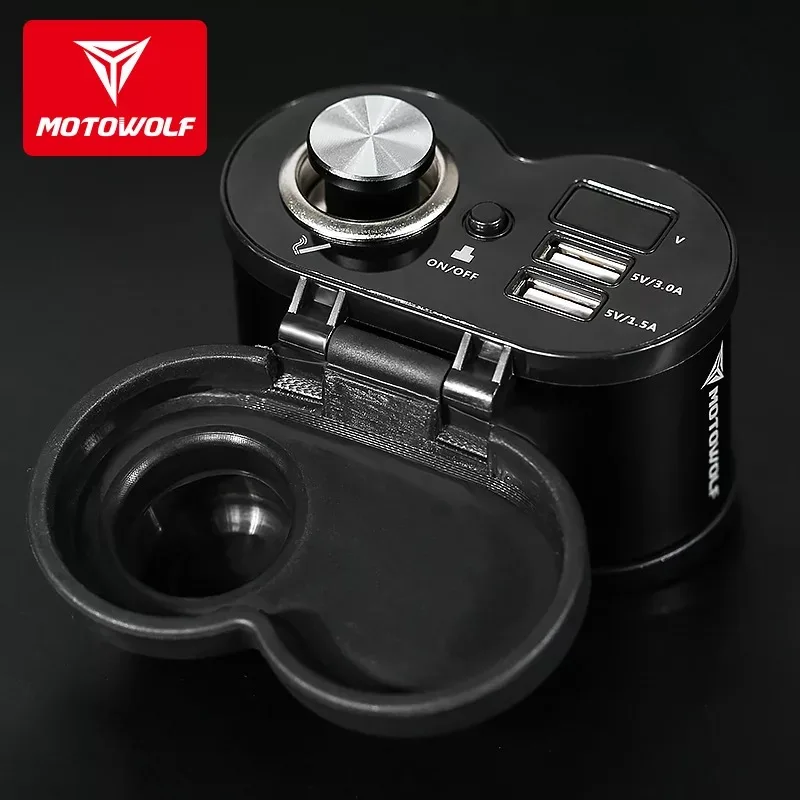 Двойной USB мотоциклетный прикуриватель зарядное устройство с Вольтметр