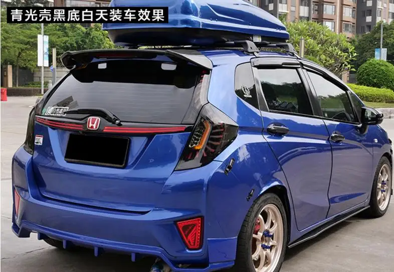 Задний фонарь для Honda Fit Jazz 2014 2017 светодиодный задний красный дымчатый сигнальный