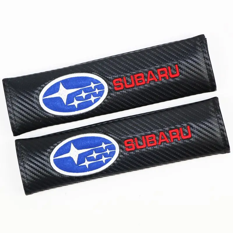 2 шт. защитный чехол из углеродного волокна и хлопка для Subaru Impreza Forester Tribeca XV BRZ