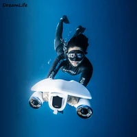 underwater scooter 520w electric 3 speed unmanned robot diving booster snorkeling propeller suitable ocean pool sports equipment