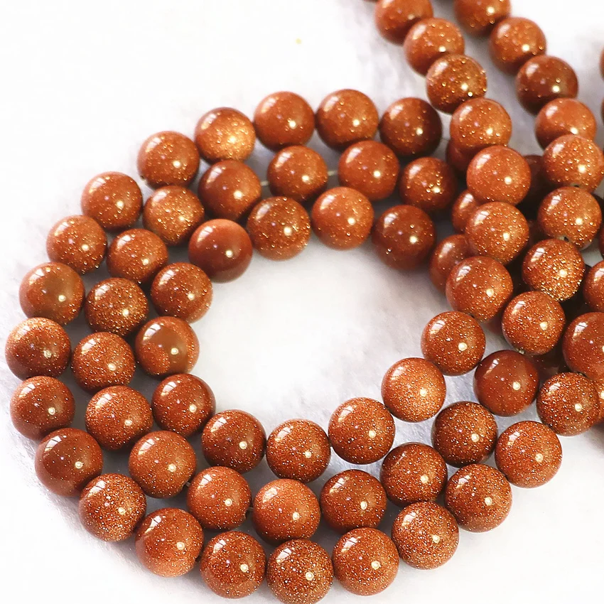 Натуральный золотой песок полудрагоценные подлинные Бусины 2 14 мм бусины