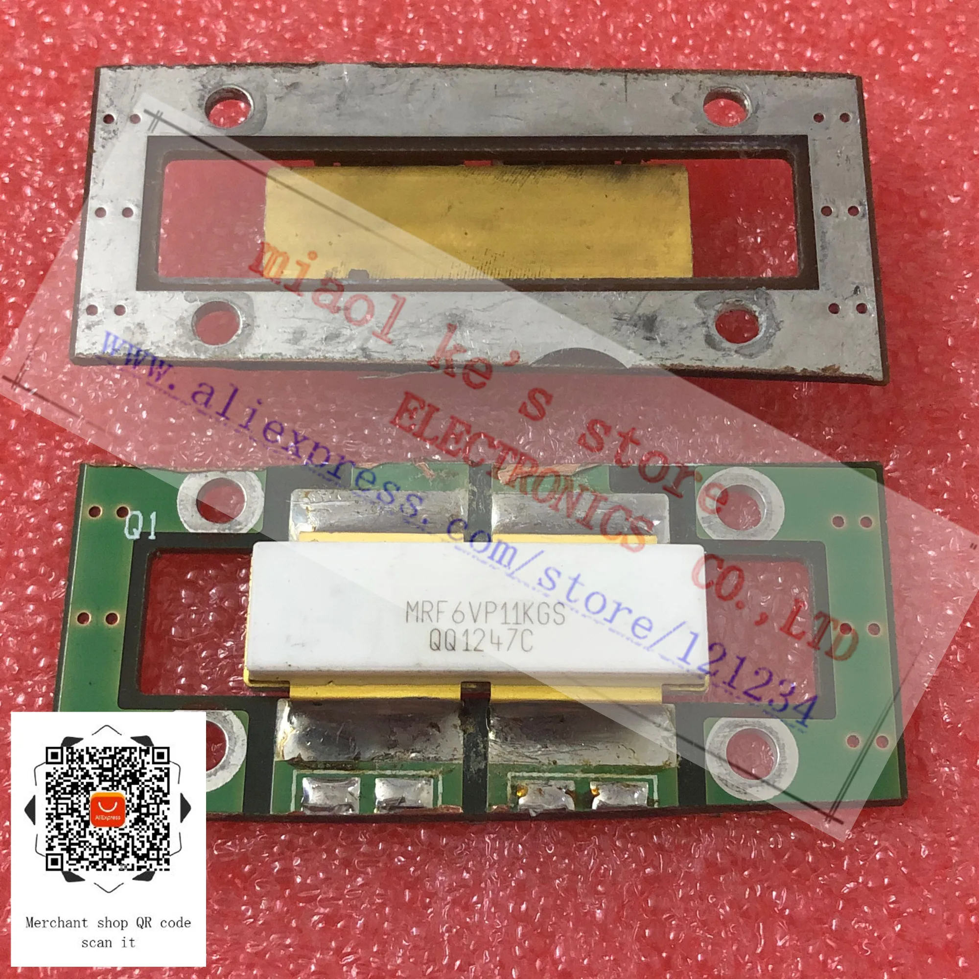 [Б/у] 100% оригинал: mrf6vp11 кг MRF6VP11KGSR5 RF Mosfet LDMOS (двойной) 50 в 130 мА 1000 МГц 26 дБ Вт|original new| |