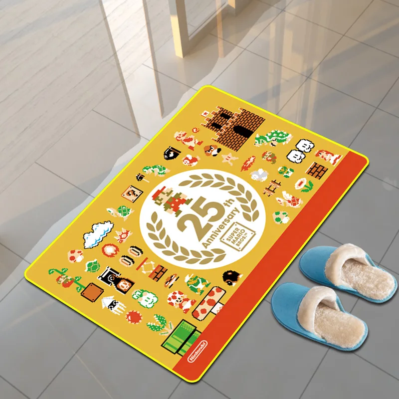 80x120 см мультяшный супер игровой Придверный коврик дверной напольный ковер