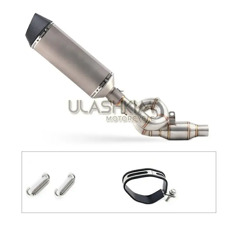 Мотоцикл Полная система глушитель Escape средняя ссылка контактная труба без