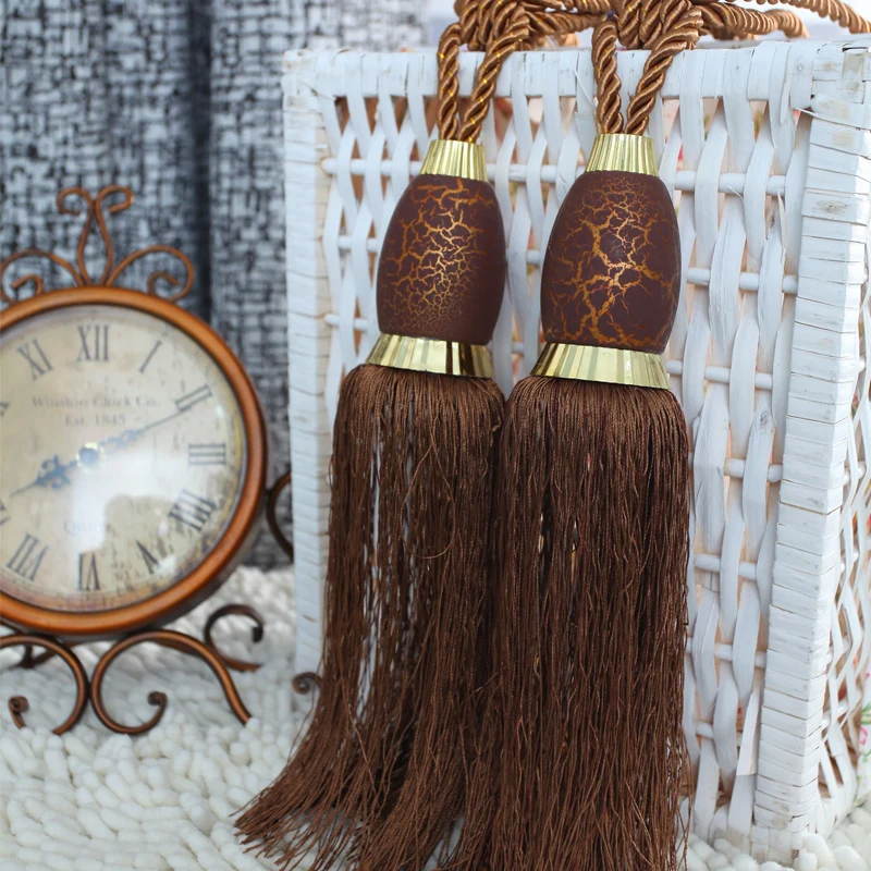 

European Curtain Hanging Ball Hanging Curtains Tassels Curtain Tiebacks Bandages Brushes Curtain Accessories