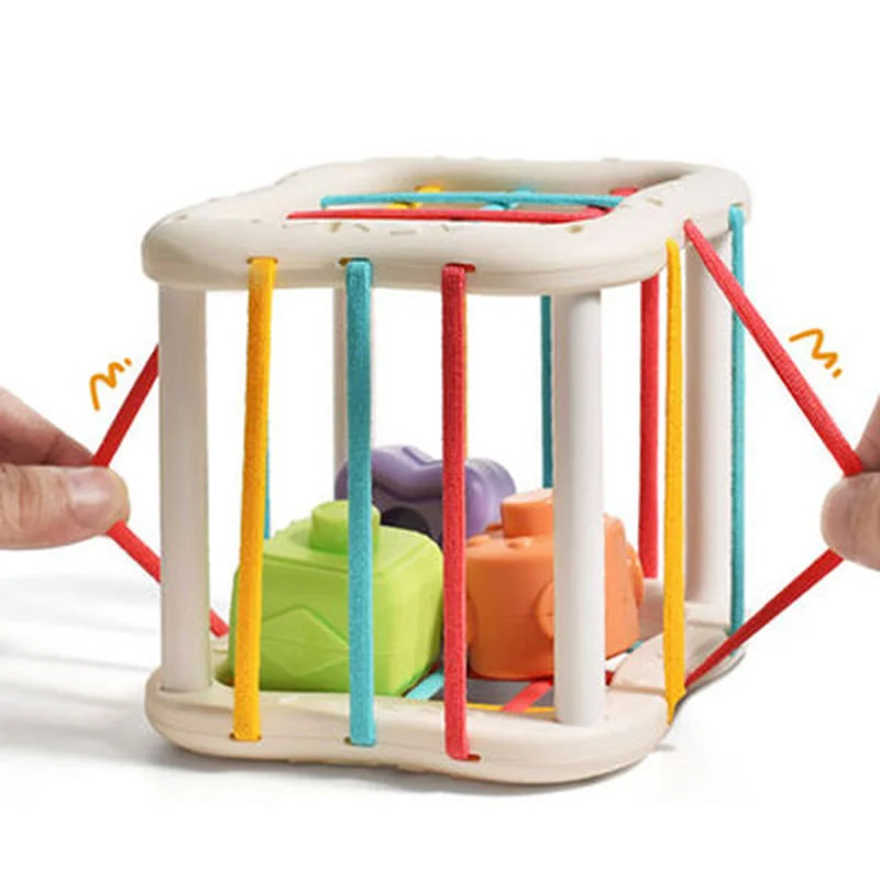 

Children's Rainbow Shape Sorting Game Baby Montessori Learning Educational Toys For Early Appease Shape and Color Cognitive