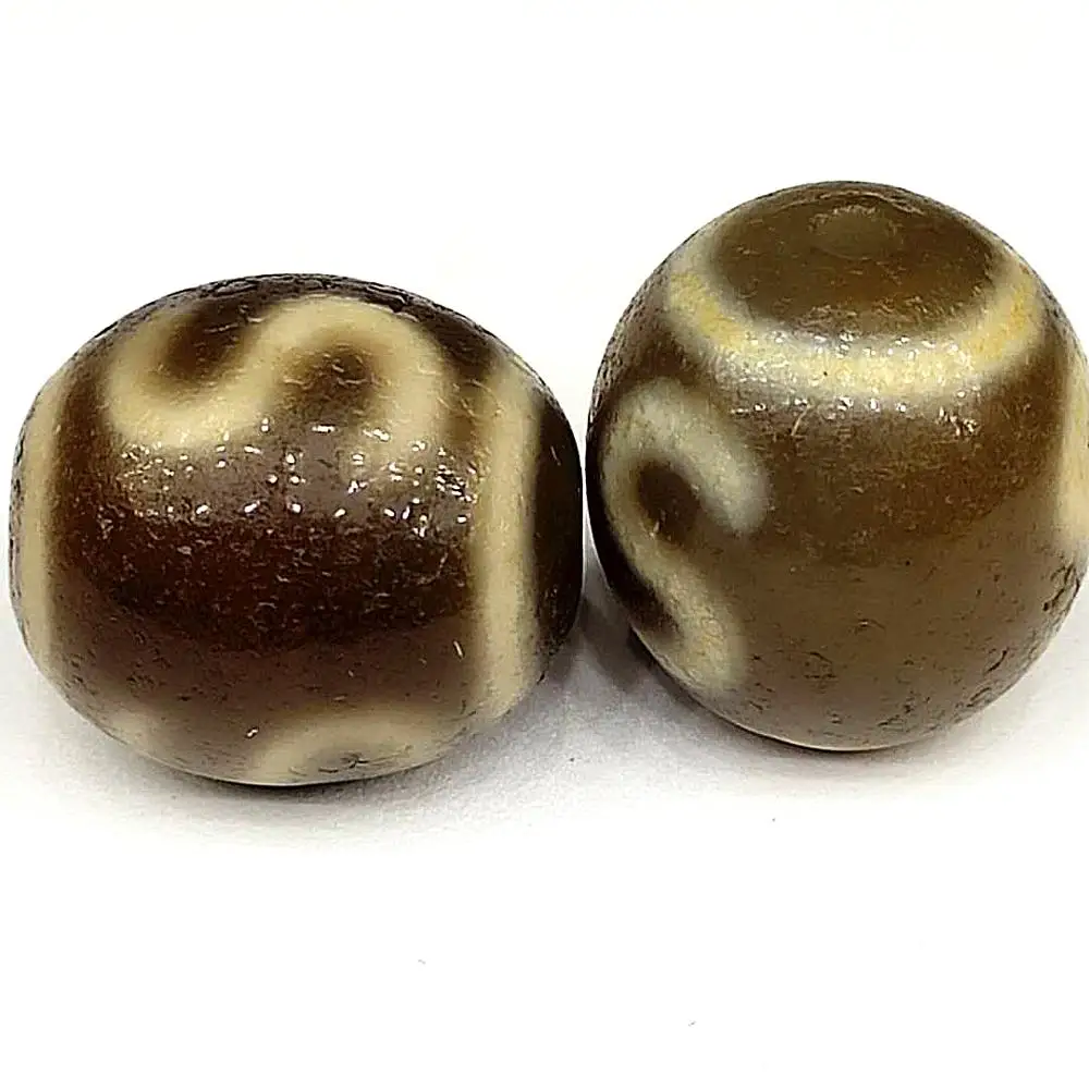 Тибетский Агат Dzi Bead 17*19 мм светло коричневые овальные бусины солнце и луна звезды