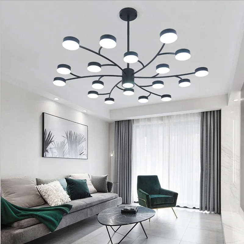 LED Chandelier For Living room bedroom  lustre plafonnier Minimalist Bedroom Chandelier Lighting indoor fixture