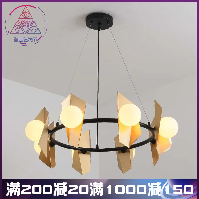 

Винтажная люстра из железа со стеклянными шариками, потолочные светильники для спальни, современные лампы