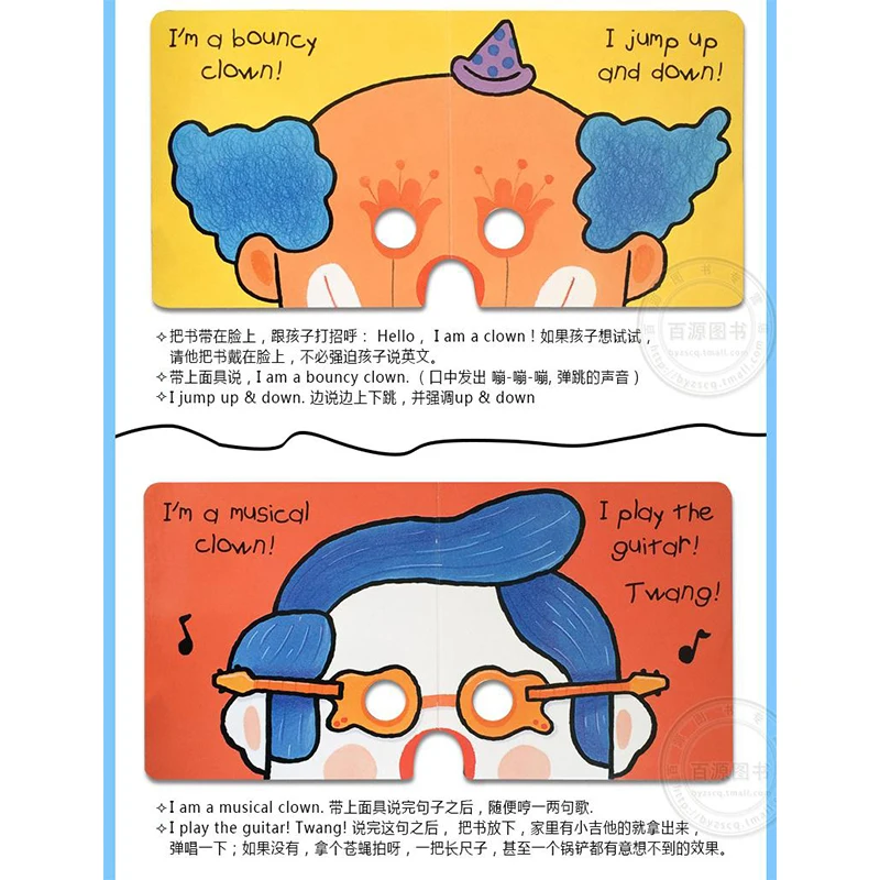 

4Pcs Look At Me Original Children Popular Books I'm A Monster Board book Colouring English Activity Picture Book for Kids