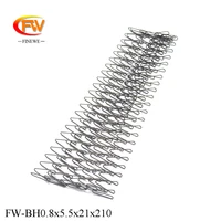 finewe square flat spring 0 8mm wire manganese steel base pad compression spring factory custom