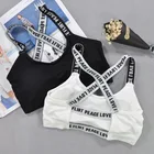 Женский спортивный бюстгальтер для фитнеса и йоги, бюстгальтер с чашкой A-D, черный, белый, для бега, йоги, тренажерного зала, фитнеса, кроп-топы для тренировок, женские спортивные бюстгальтеры пуш-ап