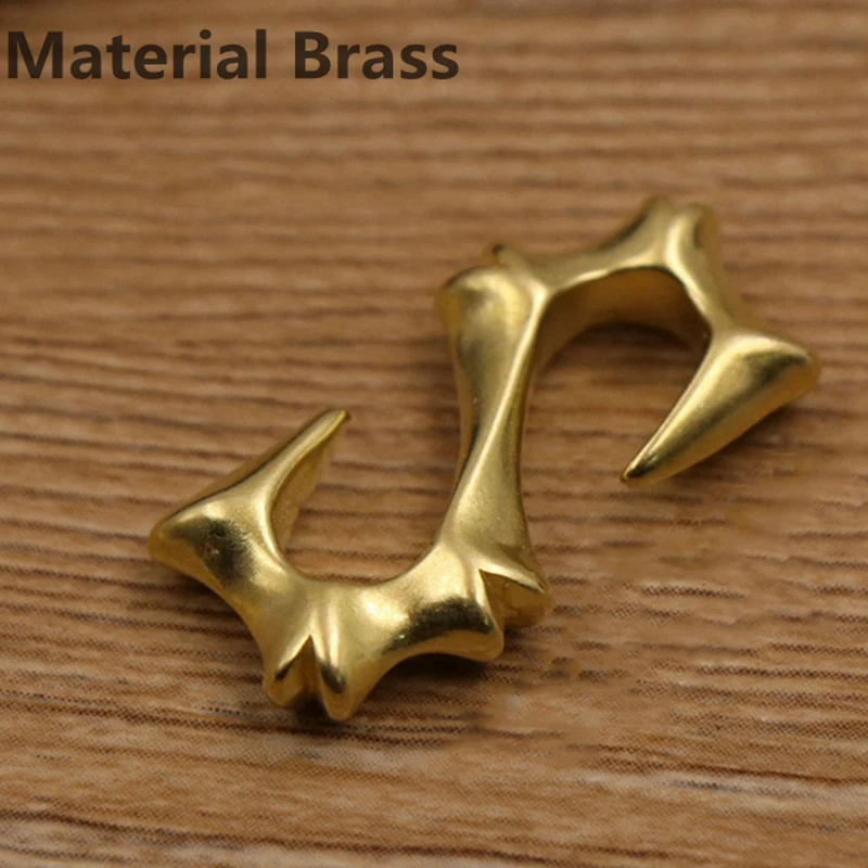 Латунь крюк Пряжка Скоба s-образный разъем для брелка сумка Паракорд с браслетом