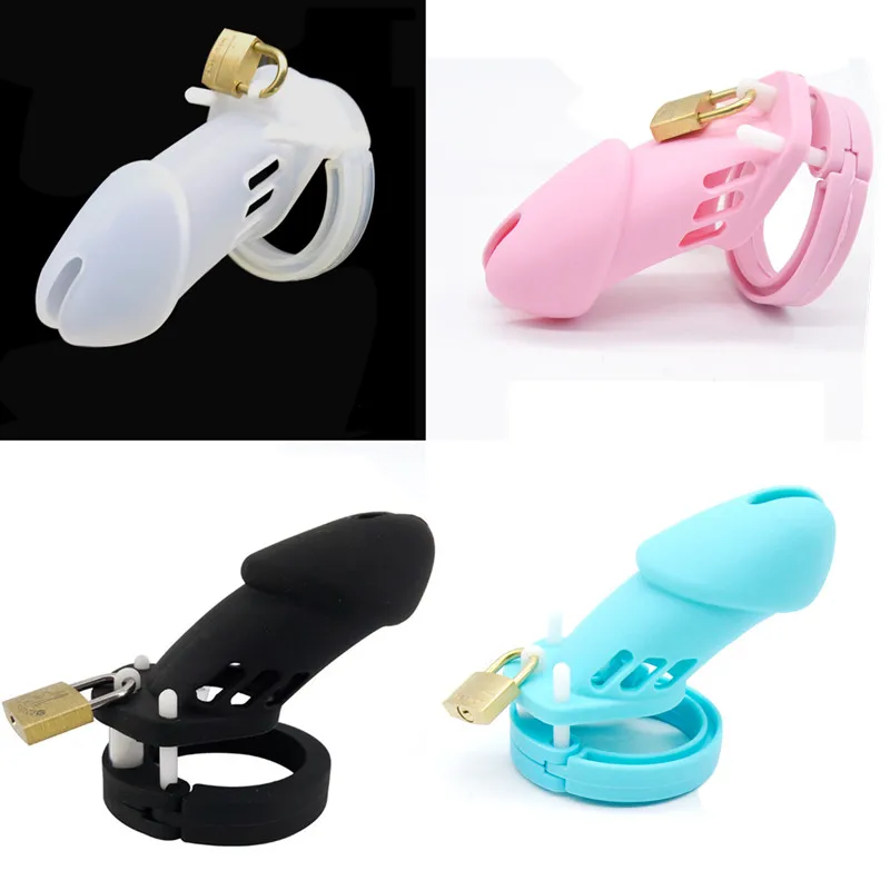 Мягкая силиконовая Мужская клетка верности CB6000 маленький член интимная игрушка