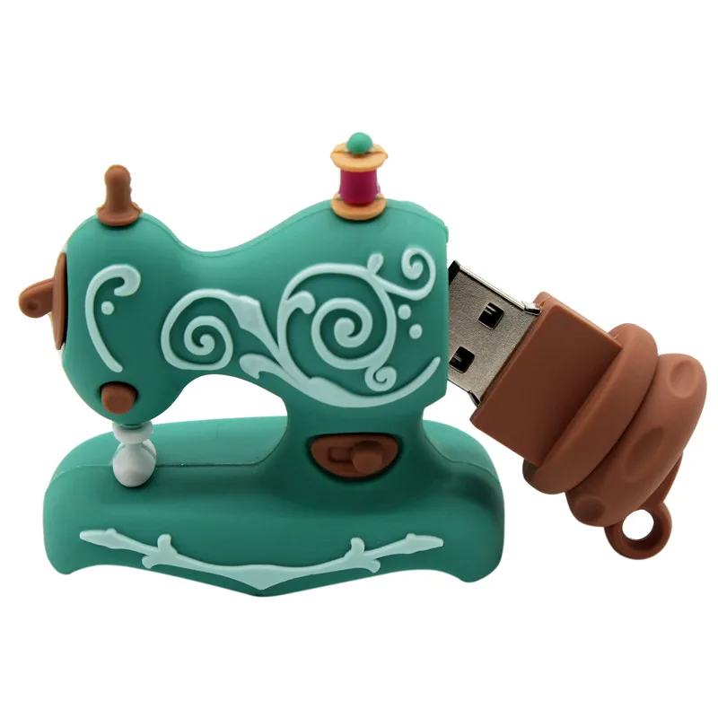 TEXT ME 64 Гб новый стиль мультфильм швейная машина модель ручки привода 4 ГБ 8 16 32 мото