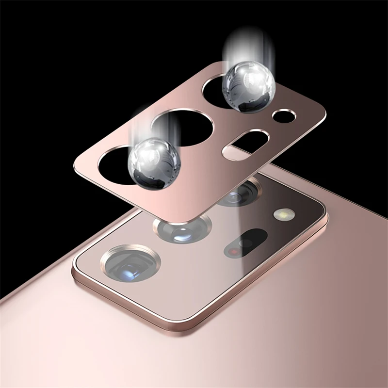 Защитная пленка для камеры Samsung Note 20 ультраметаллическая кольцевая Крышка