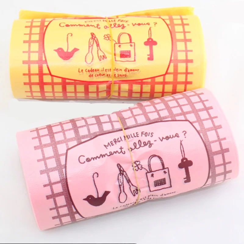 10 шт милые клетчатые пластиковые пакеты для супермаркета сладостей вечерние