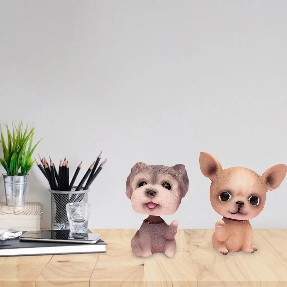 Украшения для интерьера автомобиля милая креативная собака украшения кукол -