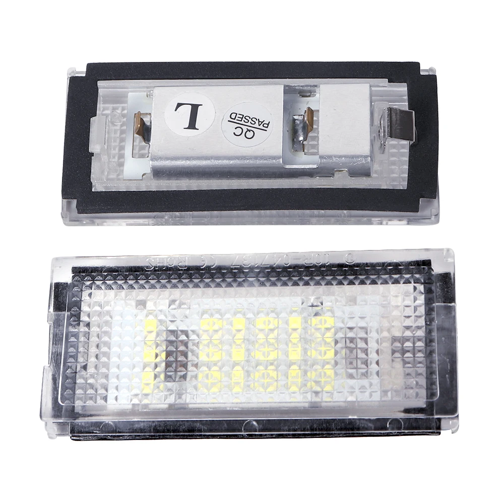 Светодиодная светильник ка для автомобильного номерного знака 2 шт. аксессуары