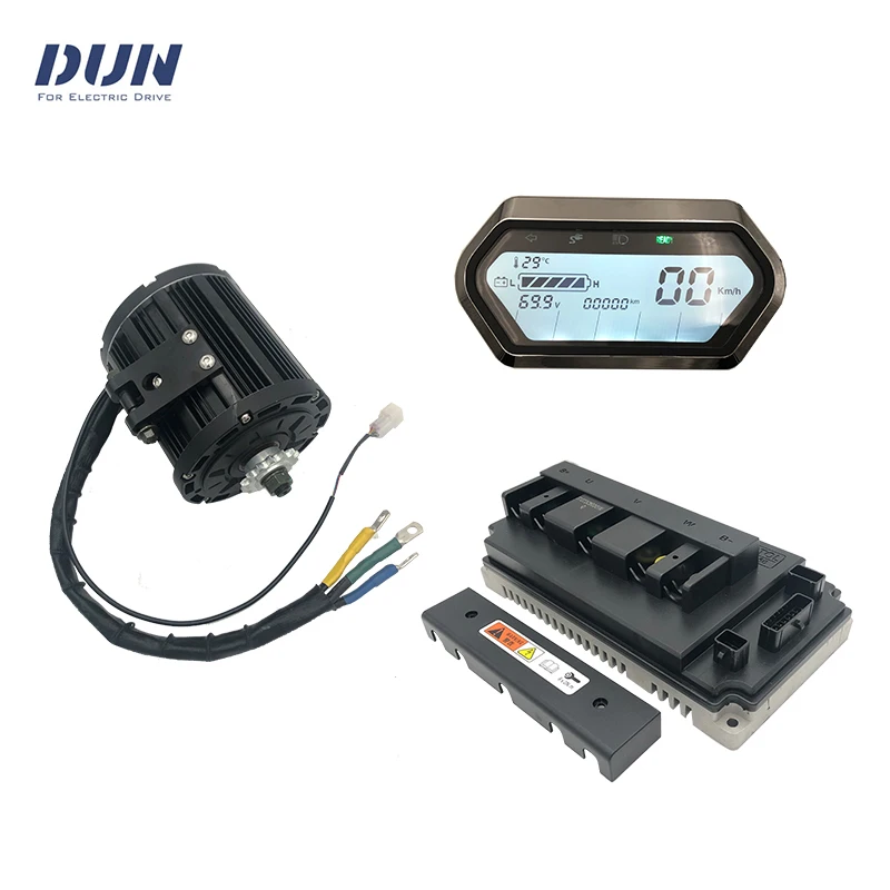 

100kmh 4KW Peak 13KW QS 138 90H Motor With VOTOL EM150 Controller Powertrain N3 Display For Adult Electric Motorcycle