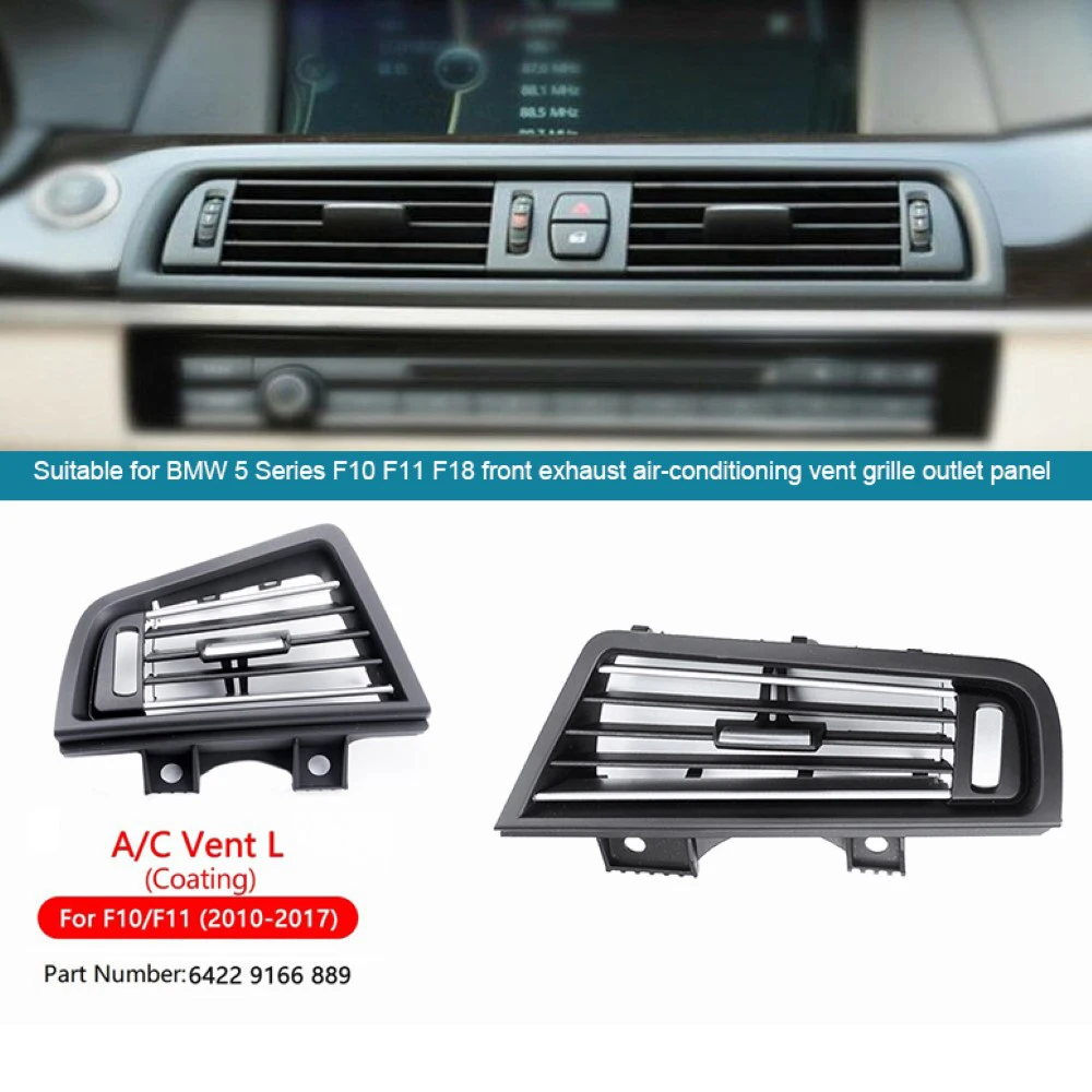 

Car Air Conditioning Vent Grill Chrome Plate Outlet Panel Auto Interior Parts for BMW 5 Series F10 F11 F18 Accessories