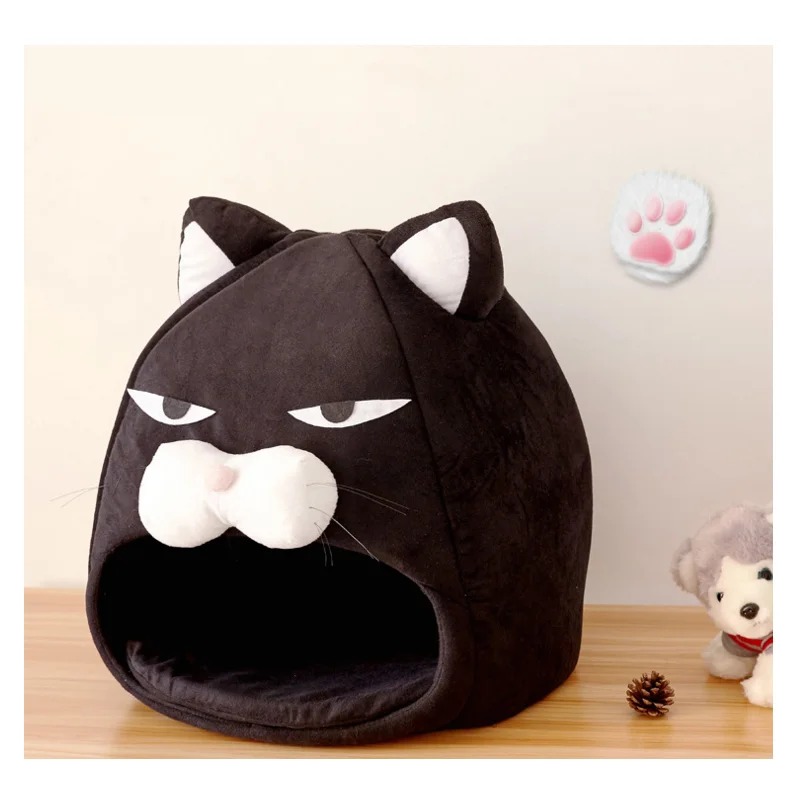 

Four seasons of universal cat litter kennel cartoon pet house