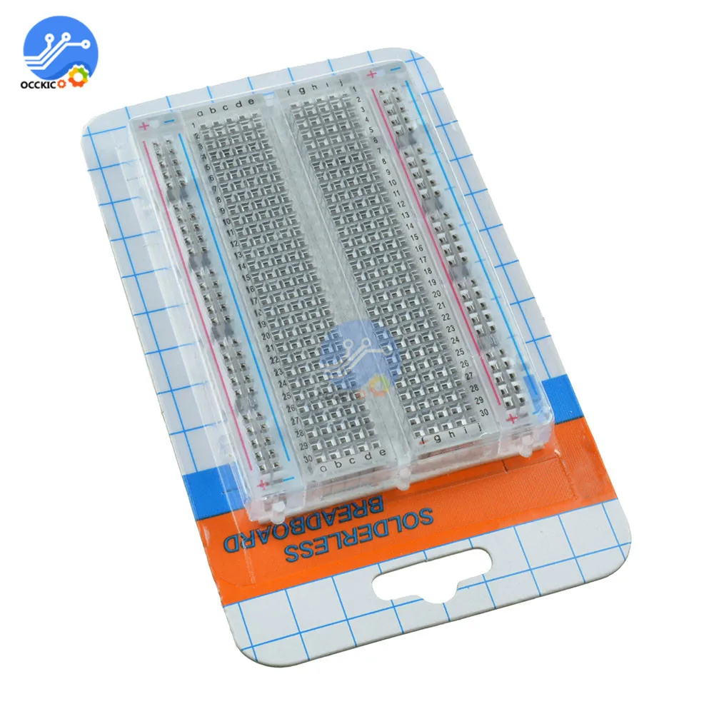 Мини макетная доска прозрачный материал 400 точек в наличии сделай сам|point|point