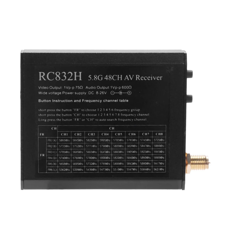 FFYY-5.8G 5 8 Ghz 600Mw 5Km 48 каналов Rc832H антенна приемника для Fpv Rc | Электроника