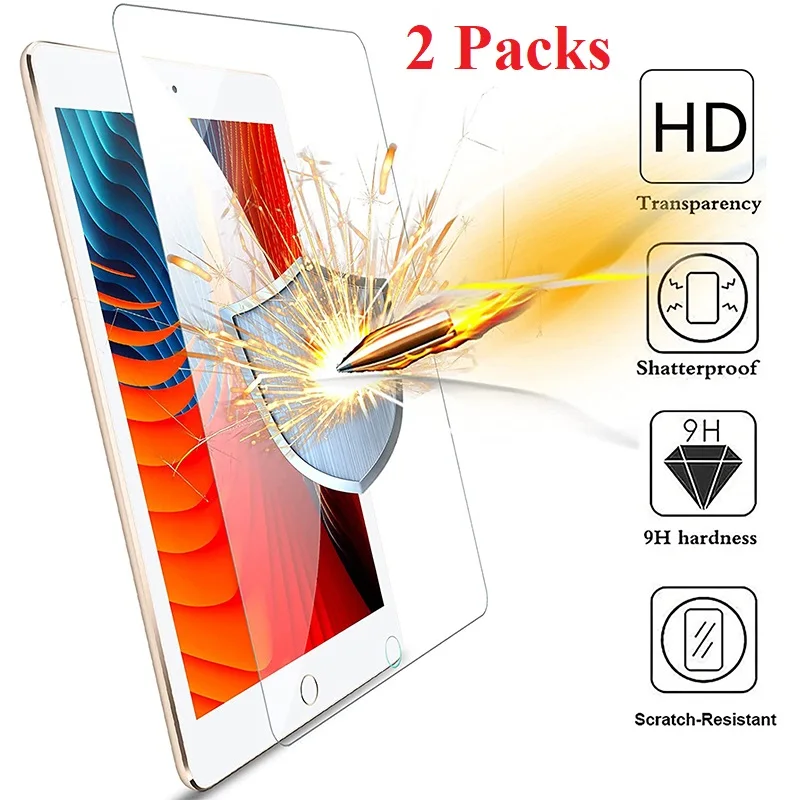 

2 Packs Glass Screen Protector Compatible with iPad 6th 5th Generation 9.7 inch/iPad Pro 9.7 Tempered Glass Tempered Glass Film