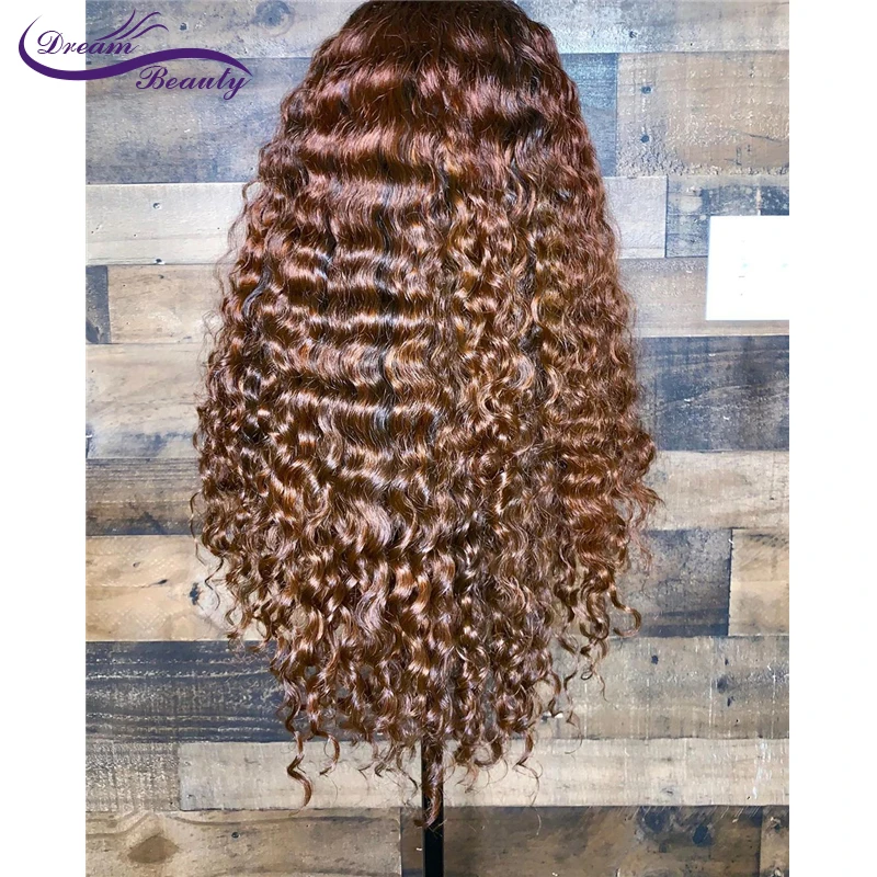 Dream beauty 13*6 парики из натуральных волос на кружеве с детскими волосами предварительно сорванные волосы remy волосы бразильские кудрявые бесклеевые парики