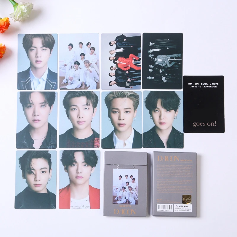 

Kpop Bangtan Boys новый альбом Dicon Фотокарточка Lomo карточная коробка маленькая карточка набор все стили коллективный фотоальбом JIMIN SUGA