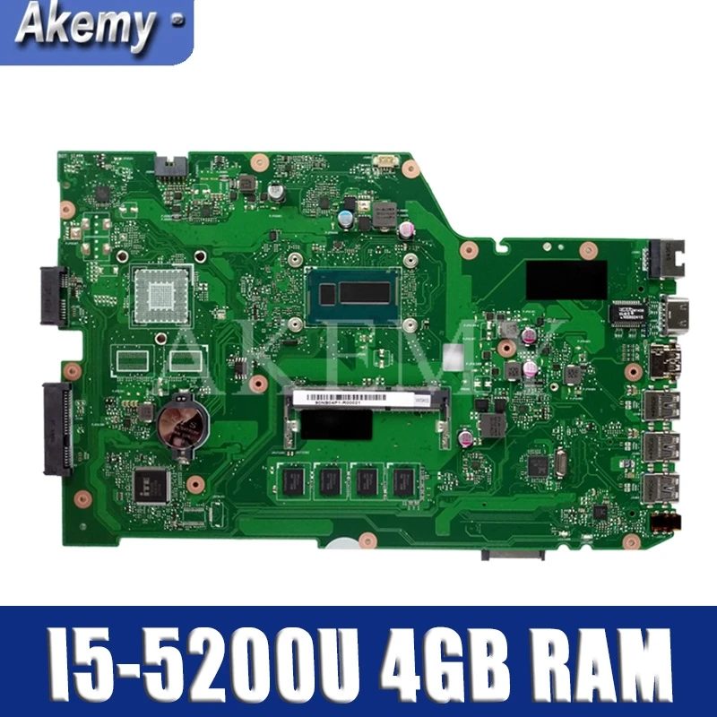 

AKEMY X751LAB оригинальная материнская плата For Asus X751L K751L R752L X751LA X751LN X751LK X751LJ с оперативной памятью 4 ГБ Оперативная память i5-5200U материнская плата д...