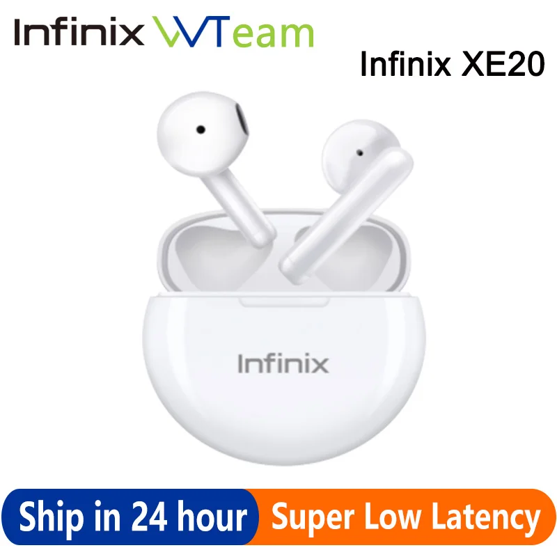 Беспроводные Bluetooth-наушники Infinix XE20 TWS 60 мс сверхнизкая задержка двойной микрофон