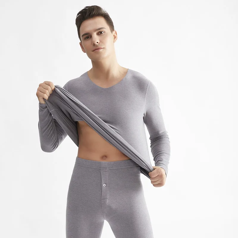 Термобелье для мужчин Регенерированная целлюлоза однотонное термобелье с