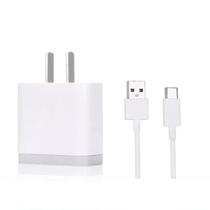 US charger set Xiao mi 9 SE настенное зарядное устройство QC 3,0 Быстрая Зарядка адаптер питания usb type c кабель для mi 6 8 se 9 t max mi x 2 3 redmi note 7 - Тип штекера: US charger set