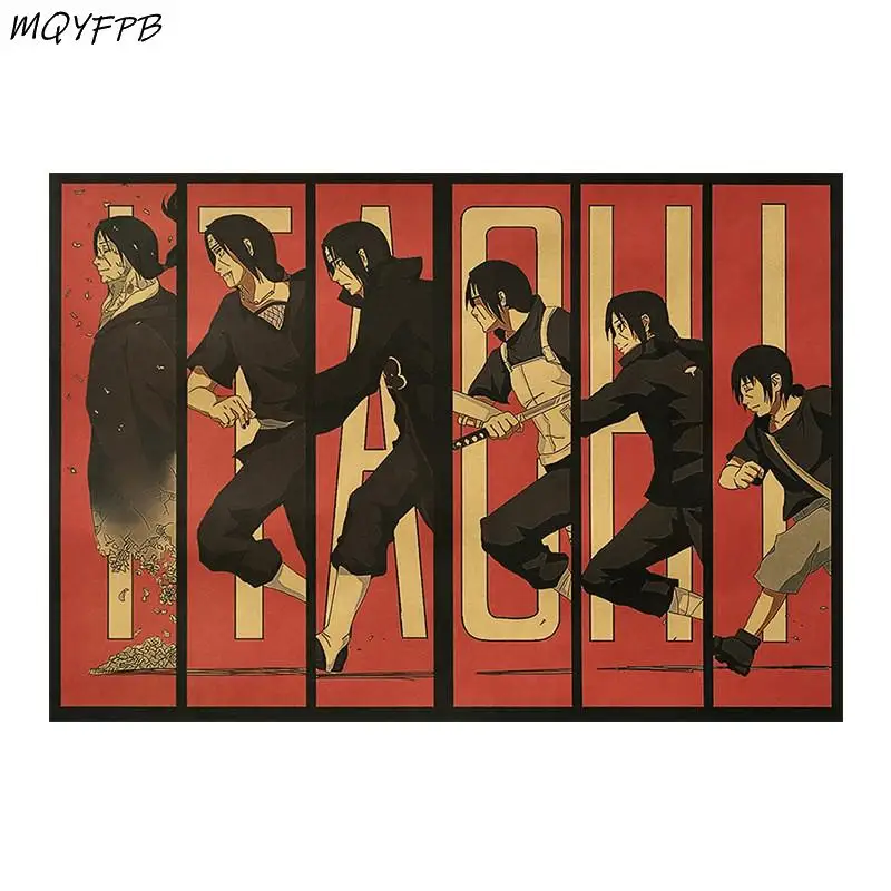 

Japanese Anime Kraft Paper Poster Home Room Bedroom Wall Decorative Painting Core 50.5x35cm