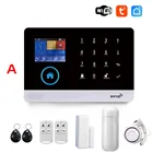 Умный Wi-Fi сенсорный экран PG-103, беспроводная система сигнализации с датчиком иммунного движения, веб-камера