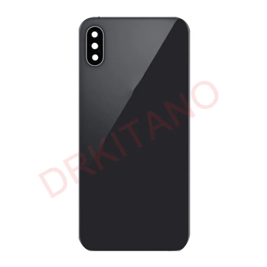 Задняя стеклянная панель для iPhone X XS MAX Крышка батарейного отсека корпус заднего