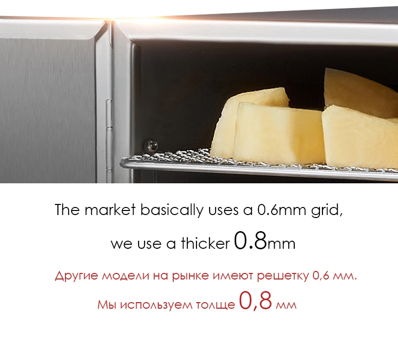 Главная сушилка для овощей и фруктов Электрический мясо сушильные машины ГРМ Нержавеющая сталь Сушилки 6/10/16 слоев Еда Дегидратор