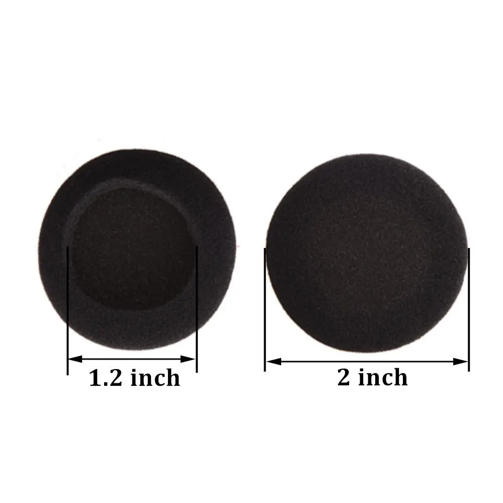 5 пар 2 дюймов прокладка из пеноматериала EarPad уха Обложка для sony Philips Sennheiser PMX60 PMX100
