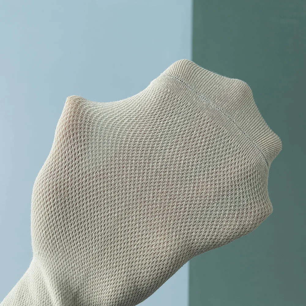 Men's Summer Mesh Breathable Cotton Shallow Mouth Solid  High-quality Color Casual Socks Wholesale 10 Pair