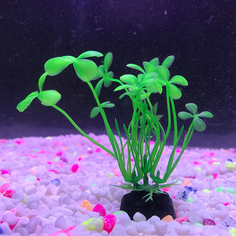 10pcs Decorative Simulated Aquatic Weed Aquarium Accessories Fish Tank Decorations Acuario Tools Aquario Ornaments Mini Plants | Дом и сад