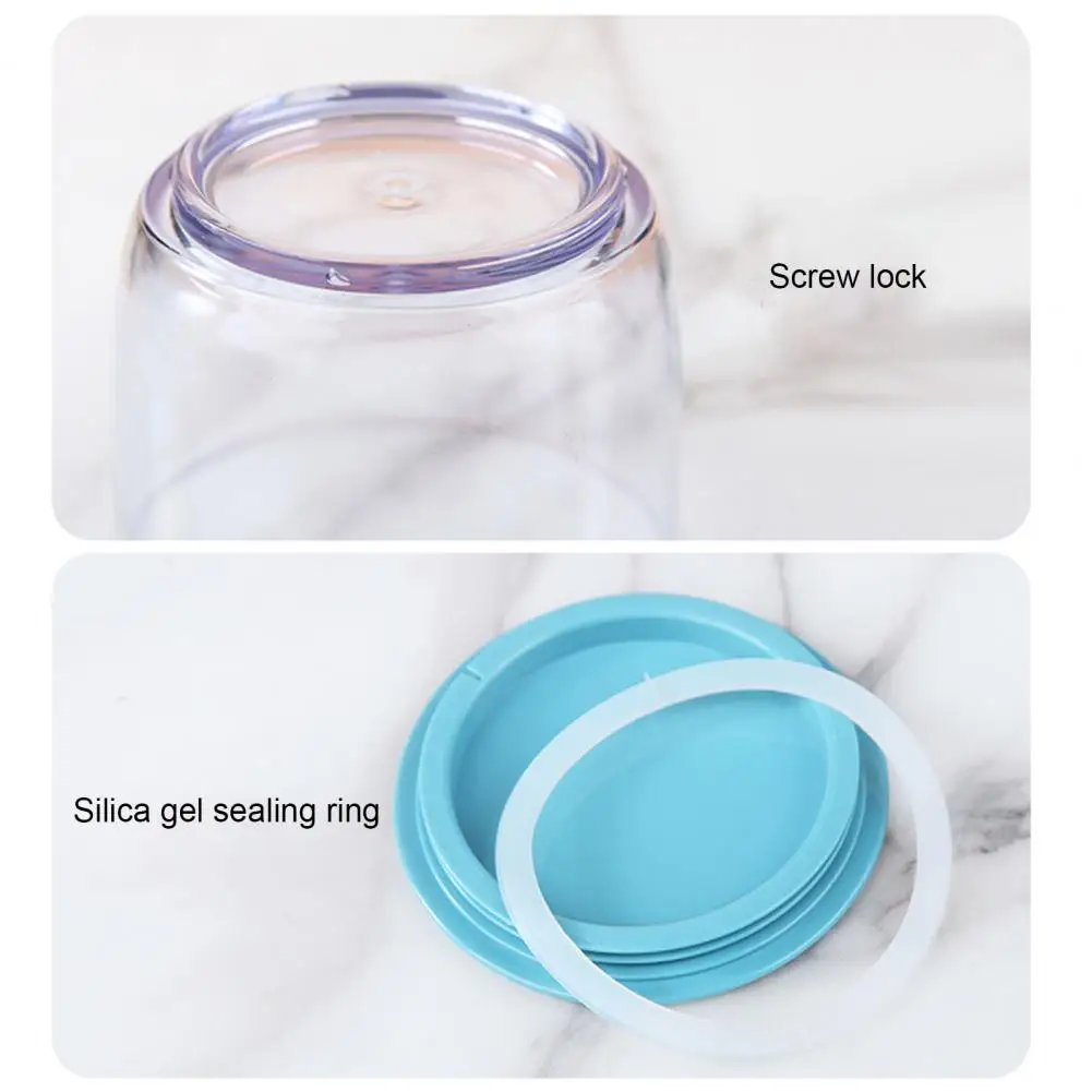 3Pcs/Set 330ml Food Sealed Tank Stackable Transparent Multi-Layer Leak-proof for Home Glass Storage Jar | Дом и сад