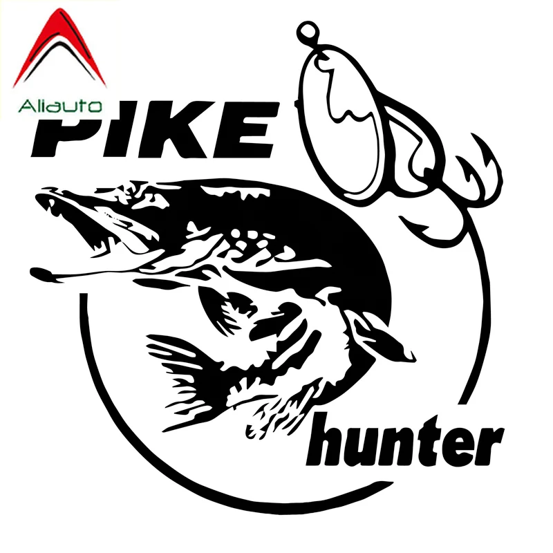 Автомобильная креативная наклейка Aliauto на щуку охотничье рыбу автомобильный
