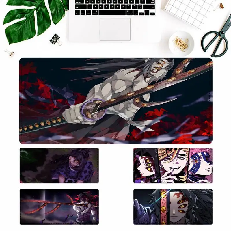 

Large XXL Demon Slayer Kokushibou Mouse Pad Gaming MousePad Large Big Mouse Mat Desktop Mat Computer Mouse pad For Overwatch