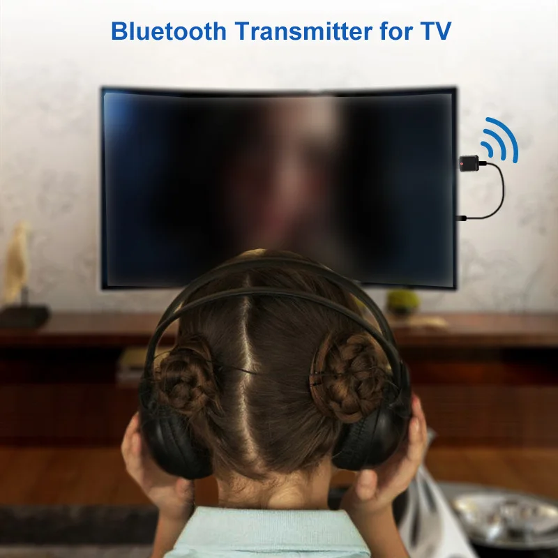 Bluetooth 5.0 Transmitter Receiver Aux 3.5mm Jack Audio Adapter for TV Headphone Speaker Streaming Computer | Автомобили и